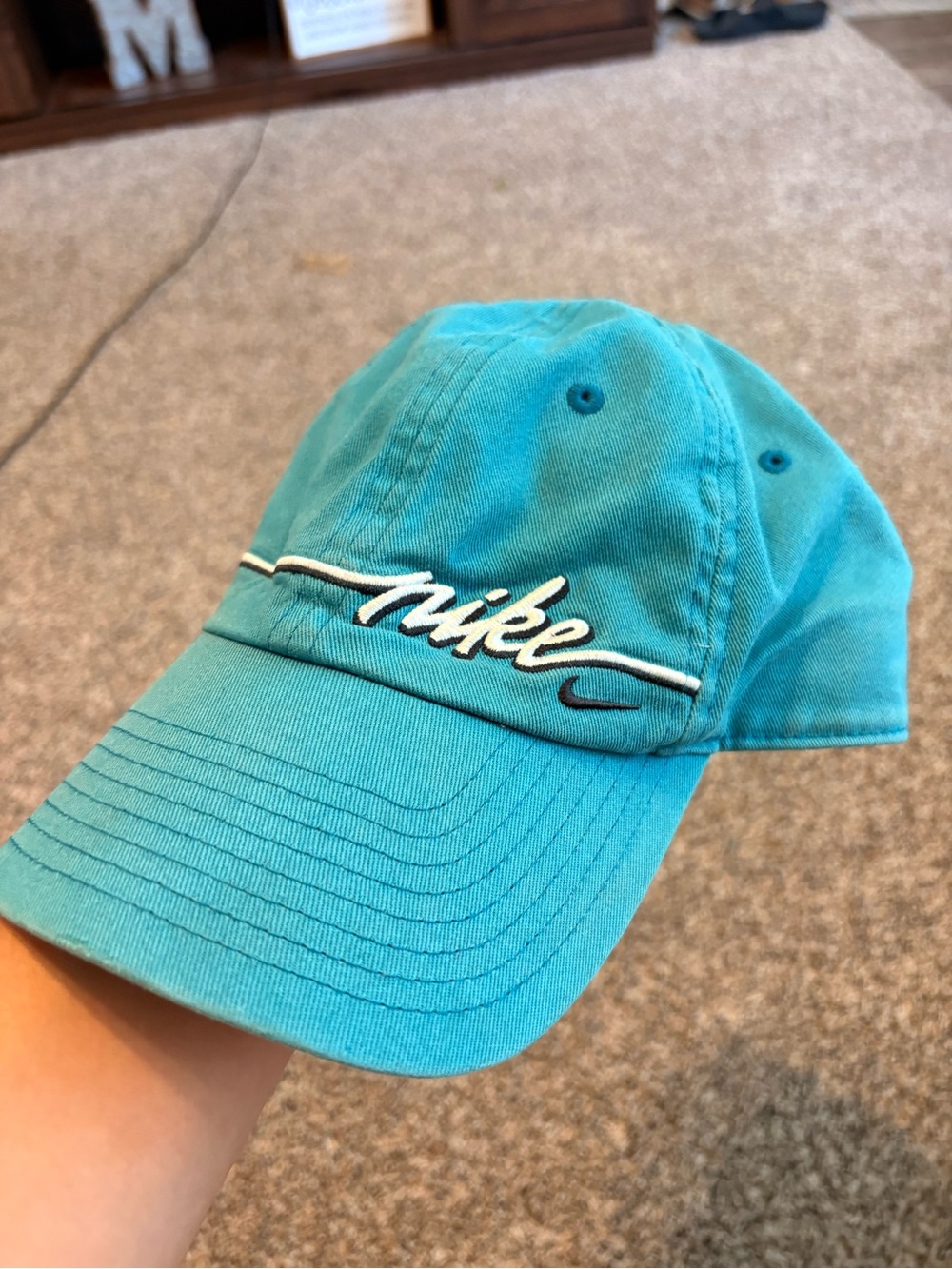 Nike Teal Baseball Cap - Casual Adjustable Hat